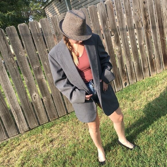 Vintage Imperial by Haggar Grey Suit Jacket - Picture 4 of 16